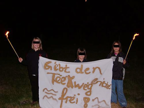 Kinder wollen den Teekweg Kinder wollen den Teekweg