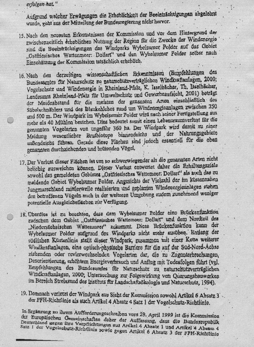 S.4  des Hallström Schreibens